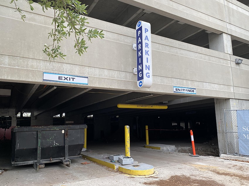 Demolition has begun inside the “lighthouse” garage at 721 N. Pearl St., where Gateway Jax is reconfiguring the structure to provide ground-floor retail along Beaver Street.