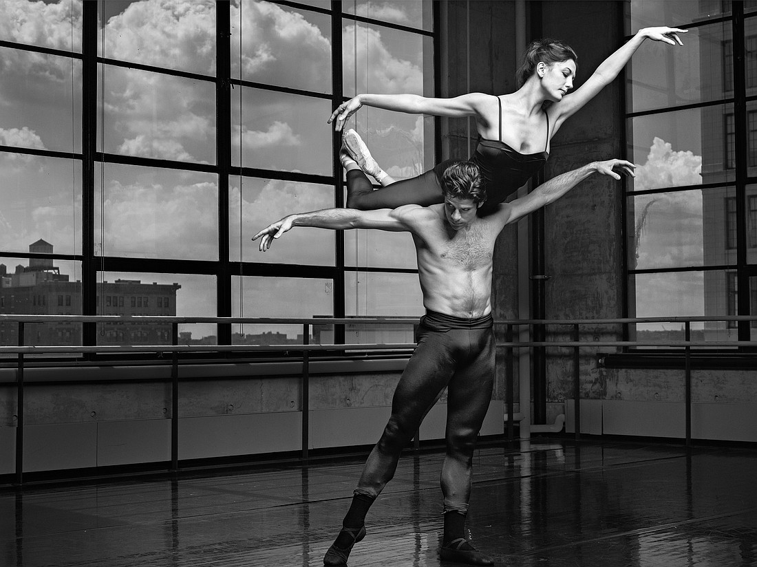 A 2007 photograph of Veronika Parta and Marcelo Gomes, by Robert Maxwell. Photo courtesy of the Southeast Museum of Photography