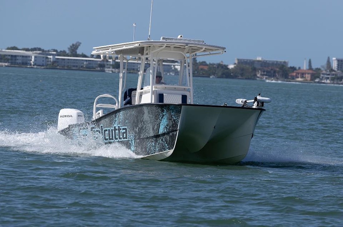Calcutta makes custom offshore fishing catamarans.