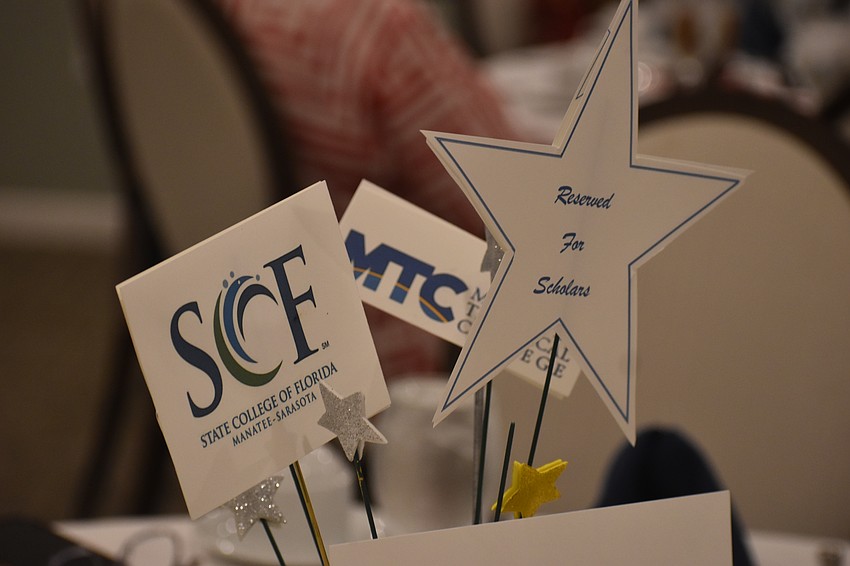 The Palm Aire Women's Club distributed scholarships to students from State College of Florida and Manatee Technical College.