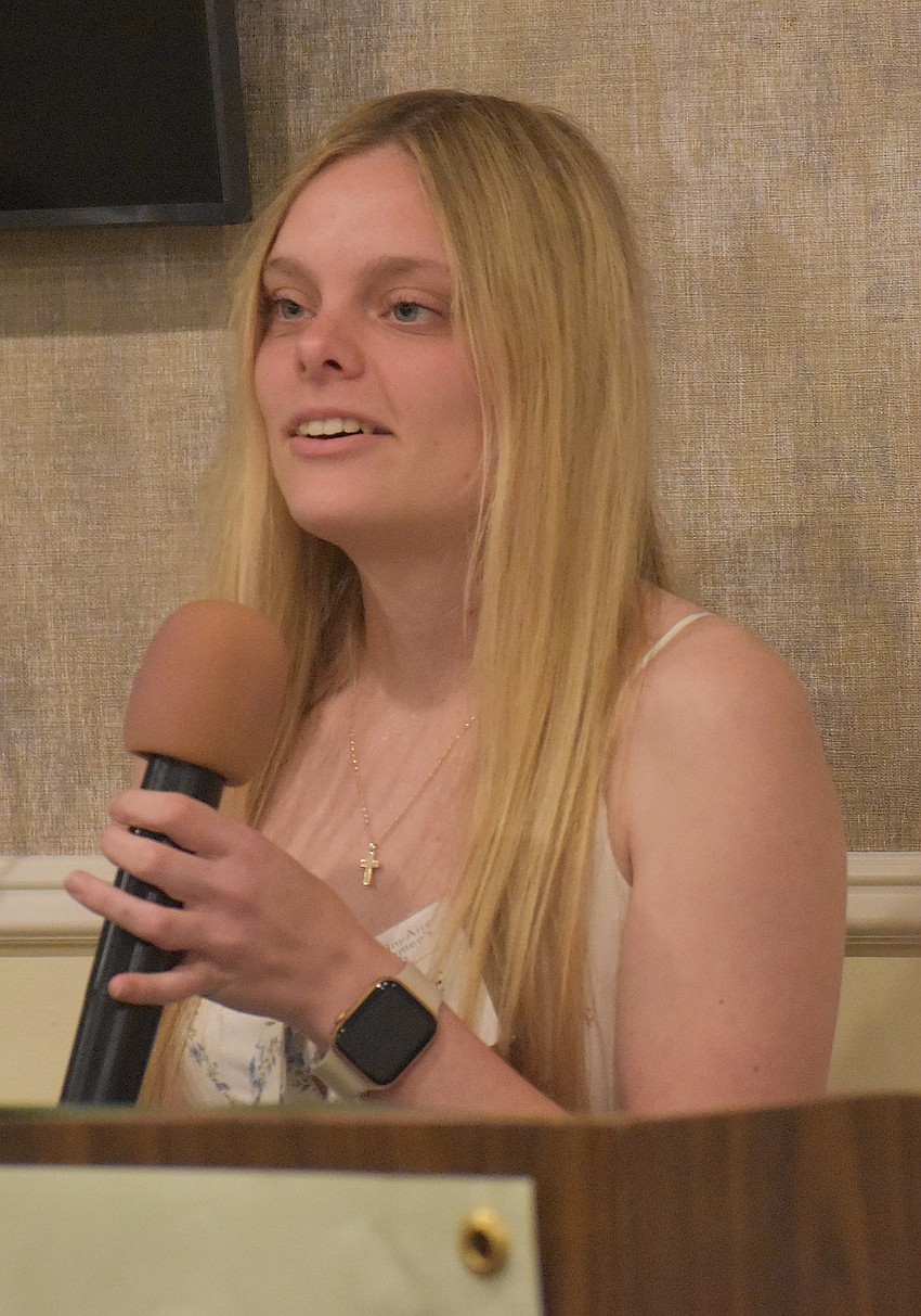 Chloe Jarvis is studying elementary education at the State College of Florida and works as a babysitter and Sunday school teacher at Parrish United Methodist Church.