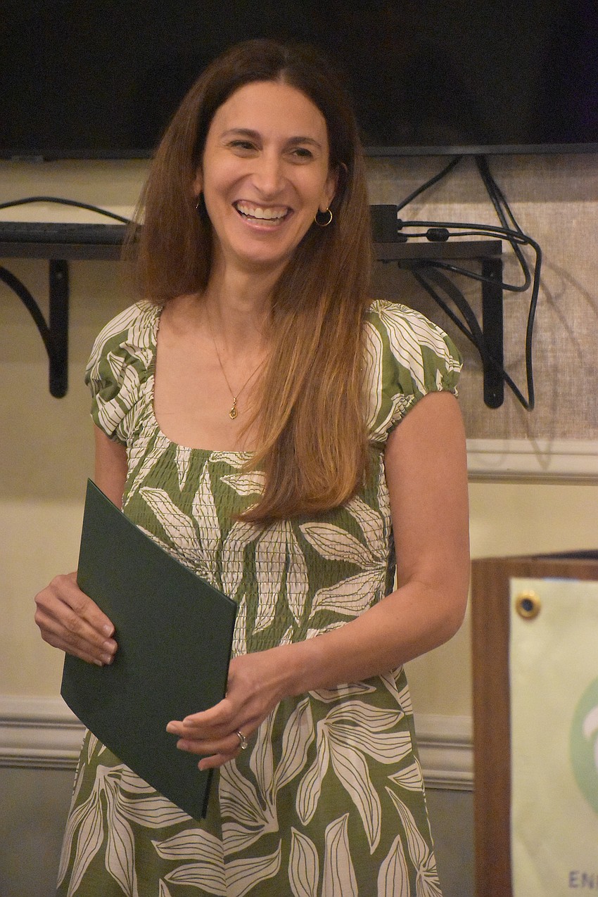 Victoria Bigham, who has two songs in high school and college, returned to the State College of Florida to get her degree in health services administration.