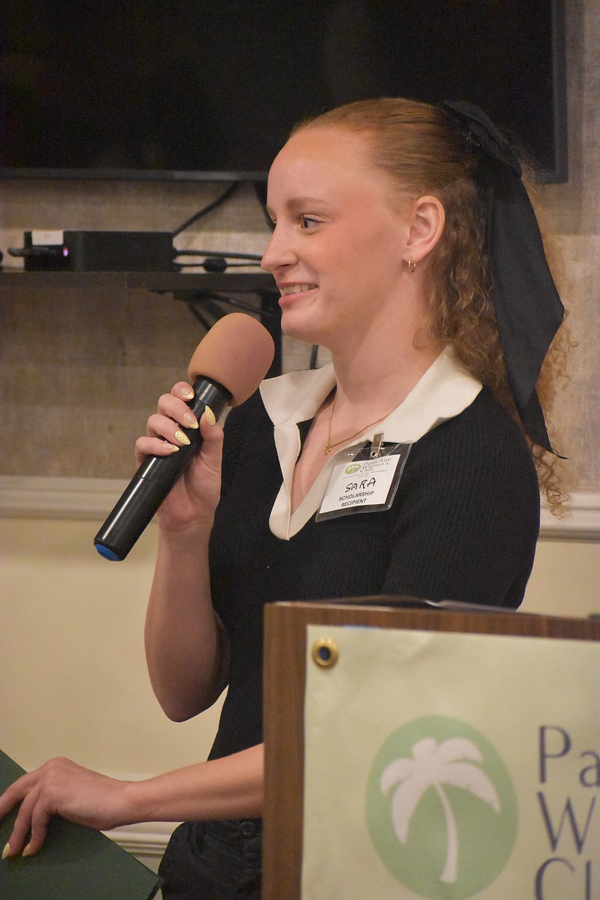 Sara Sweetnich, who is studying elementary education at the State College of Florida, says she is eager to begin teaching in a classroom because she knows they leave a lasting impact on students.