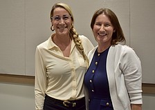 Amanda Parrish is serving as the EDC's interim CEO, and Elizabeth Cordes is the director of business recruitment and expansion.