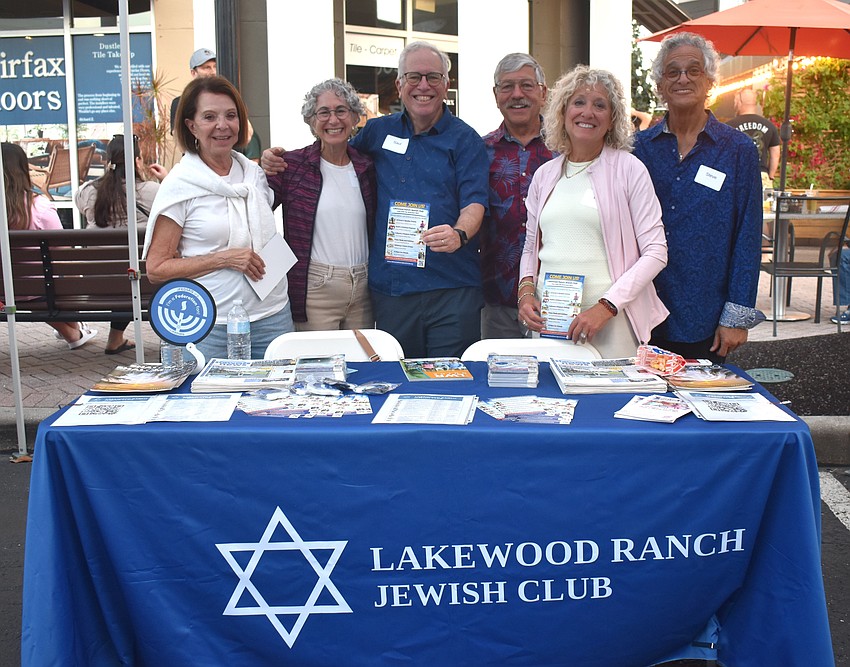 The Lakewood Ranch Jewish Club is ready to answer any questions the public might have about joining the club and future events at the Lakewood Ranch Block Party.