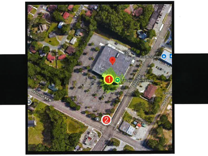 Winn-Dixie is changing out the Harveys Supermarket signage at 5250 Moncrief Road W. as it converts the brand.