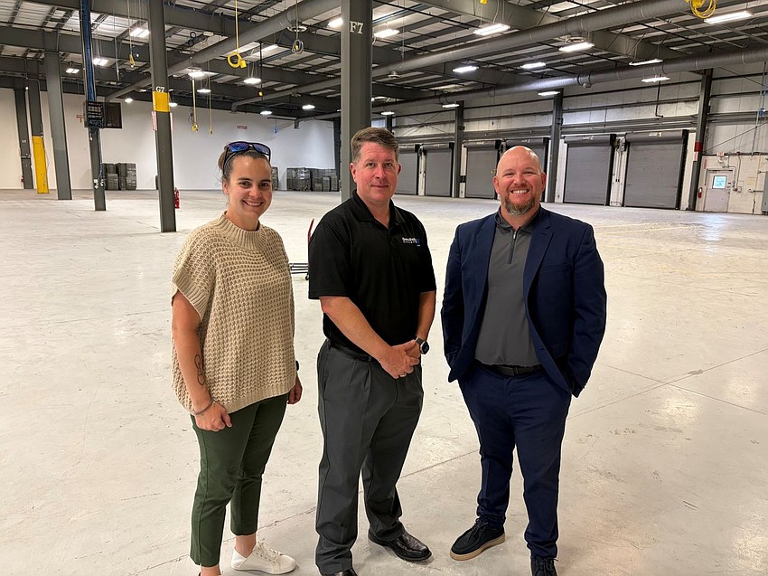 Personnel from the Sarasota EDC visited the Venice location where Goodwill Manasota plans to create a regional distribution and logistics hub. Personnel from the Sarasota EDC visited the Venice location where Goodwill Manasota plans to create a regional distribution and logistics hub.