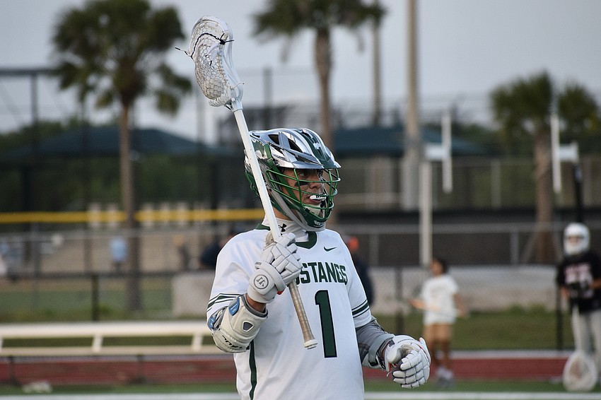 Mickey Cohen reached 100 career goals with Lakewood Ranch on April 9, 2025. He now has over 150 to his name approaching the end of his final season with the program.