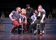 The New York City improv troupe Shitzprobe creates musicals on the fly based on audience suggestions.