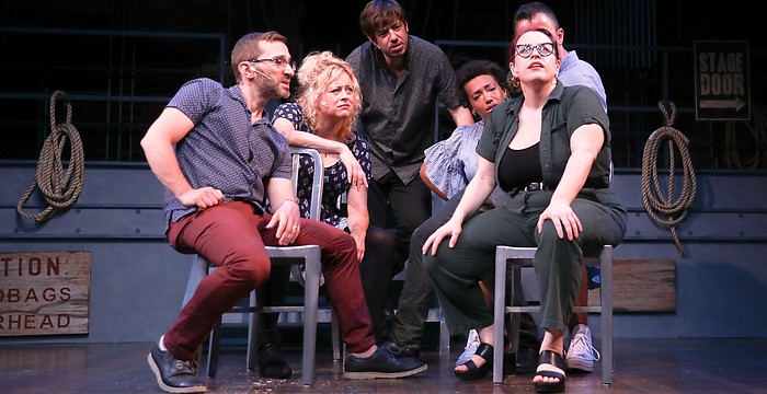The New York City improv troupe Shitzprobe creates musicals on the fly based on audience suggestions.