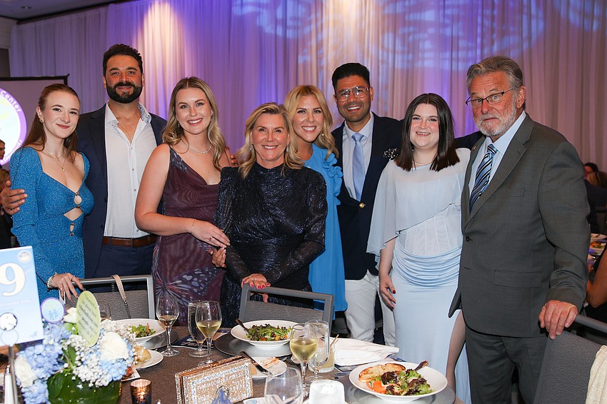 Claire Karp, Okay and Sarah Renkliyuz, Tami Karp, Taylor and Shak Teymuri, and Elizabeth and Richard Karp