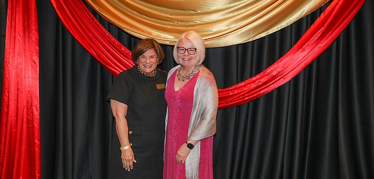 The Centennial Celebration of 100 years of the Sarasota Opera co-chairs are Sue Neumann and Lynn Blackledge.