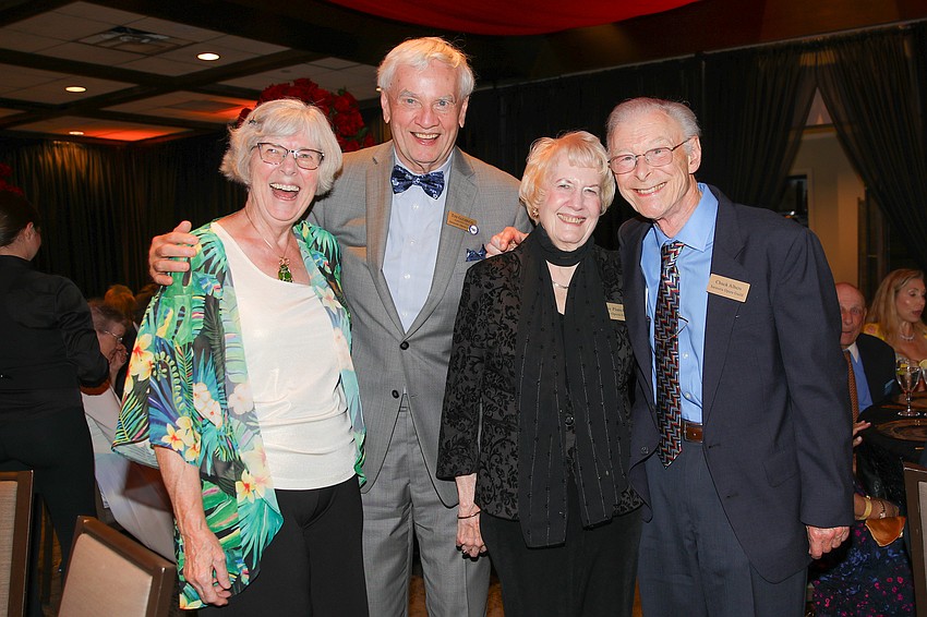Libbie and Tom Glembocki with Julie Planck and Chuck Albers