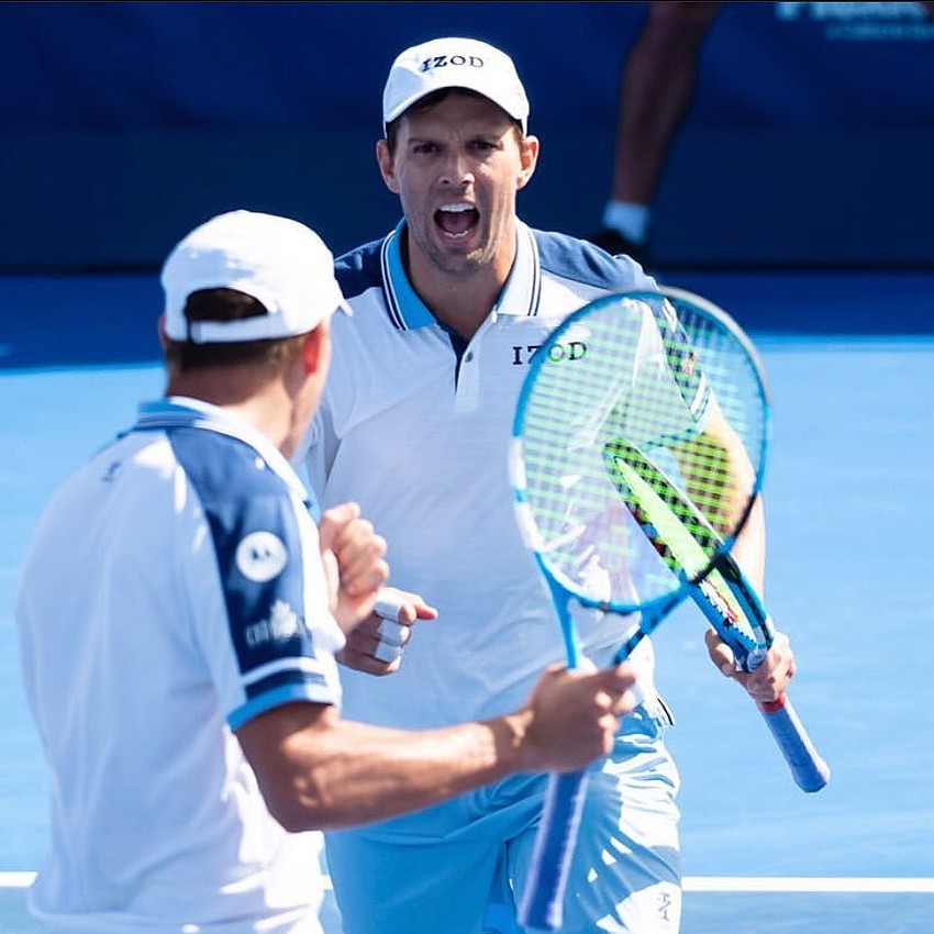 Mike and Bob Bryan won 16 Grand Slam double titles in their career.