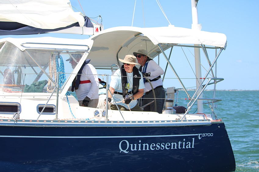 It was all smiles aboard the 