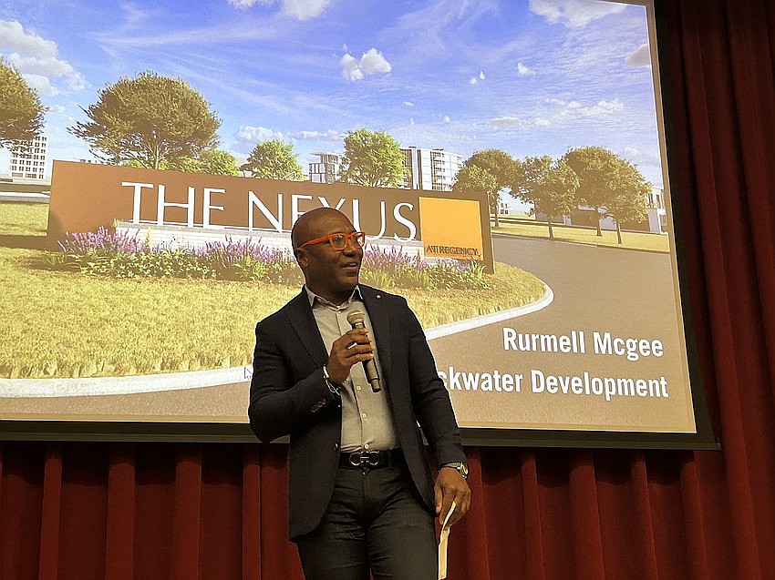 Rurmell McGee, the founder of Blackwater Development, is working to redevelop Regency Square Mall into The Nexus at Regency.