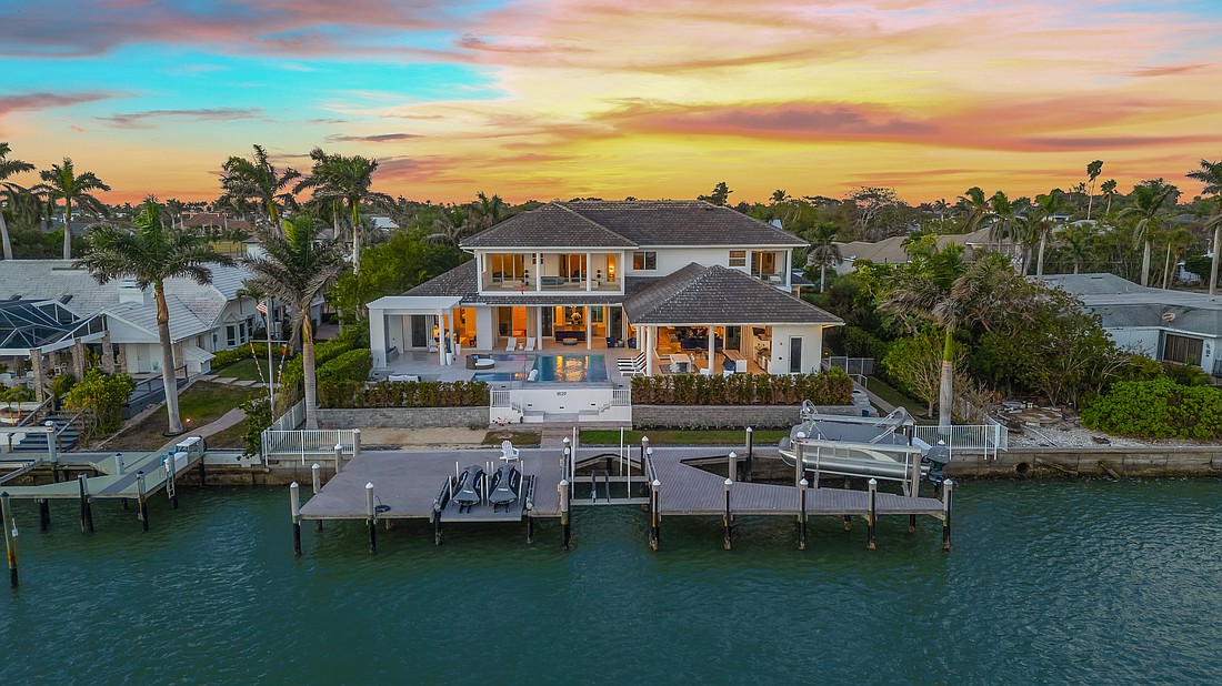 The Marco Island estate is at 1829 South Inlet Drive was built in 2020.