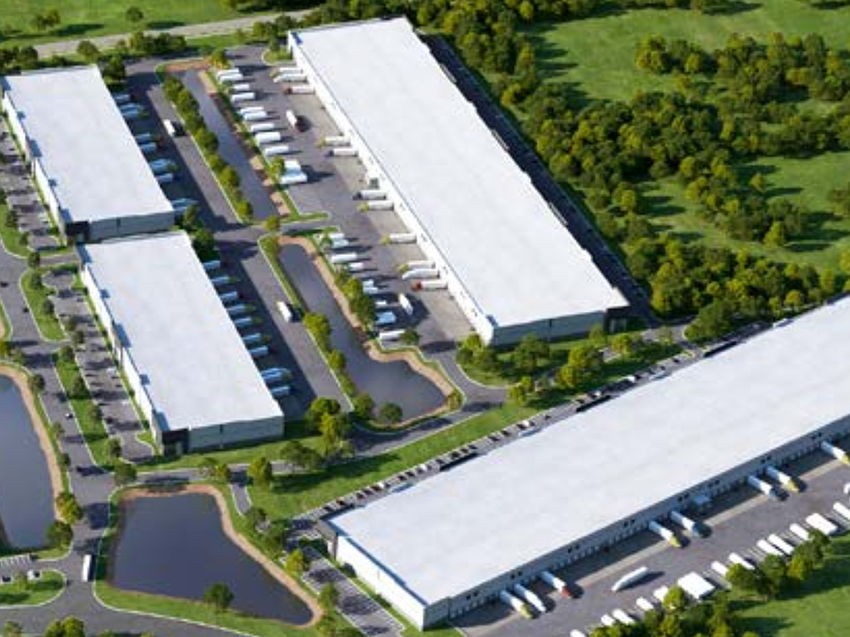 Eastport Exchange’s first phase comprises four buildings. Eastport Exchange’s first phase comprises four buildings.