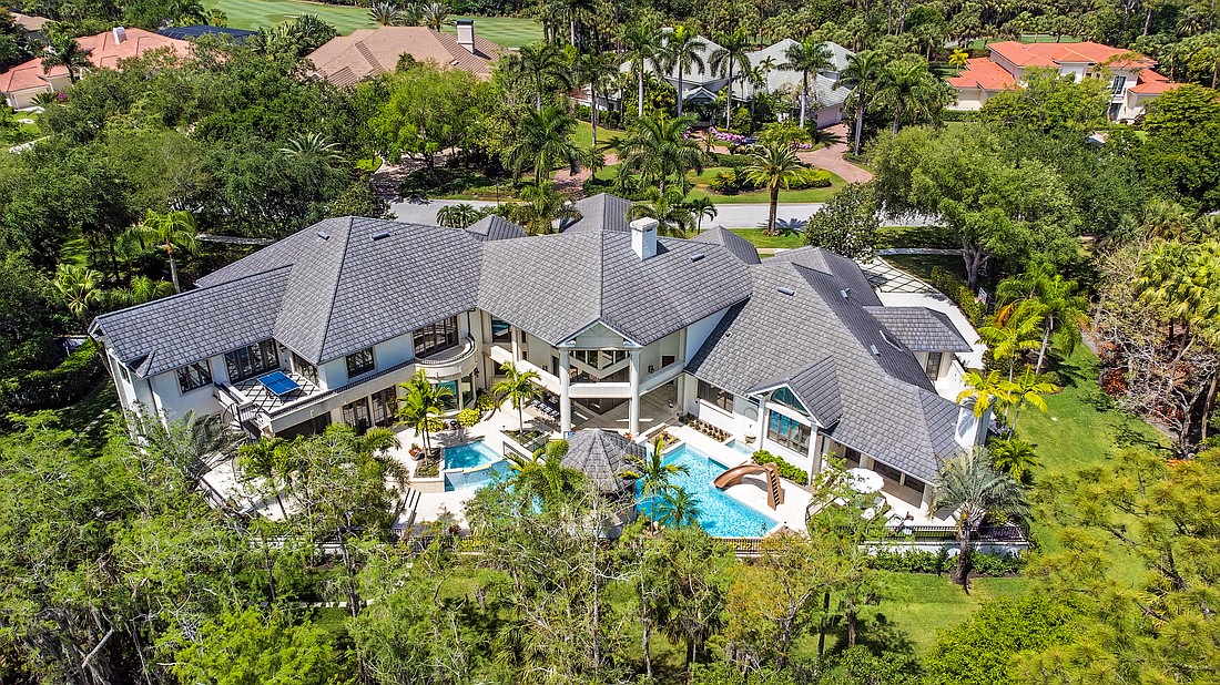 The house at 4300 Brynwood Drive in Naples sold for $11.3 million.
