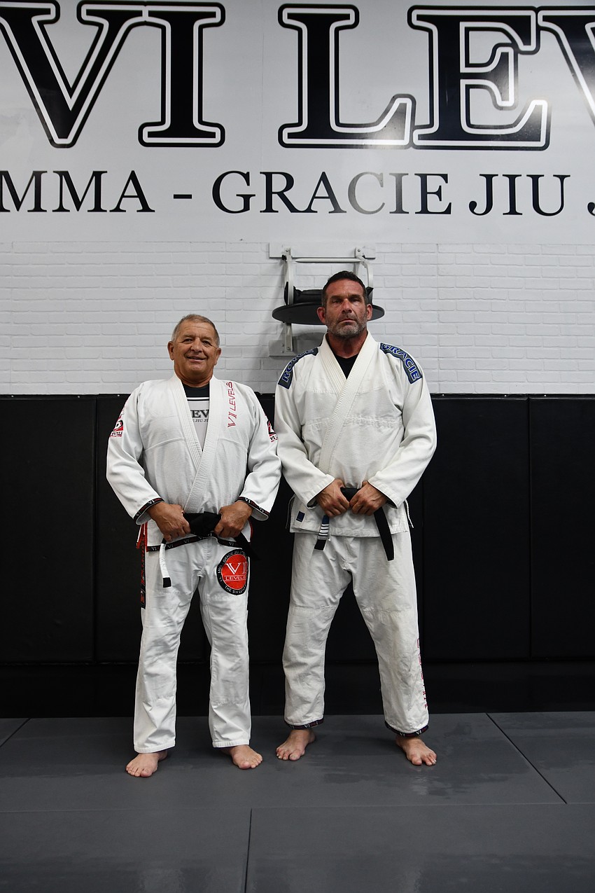 Paul Laniosz and John Burke have grown together in the past 12 years. Laniosz’s dedication to join jiu-jitsu at 65 years old has inspired Burke.
