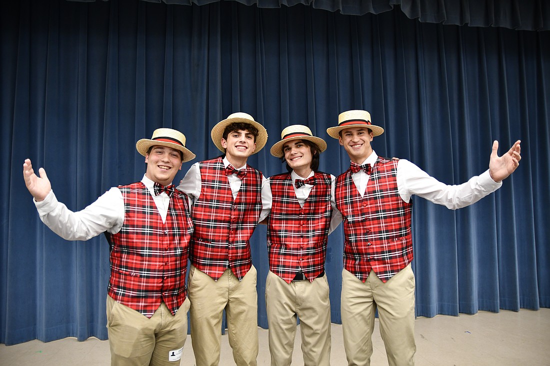 Windermere High School seniors Chandler Hall, George Kudmani, Connor Kelly and Andrew Rockefeller are bringing barbershop back to the 21st century during Top Talent LIVE.