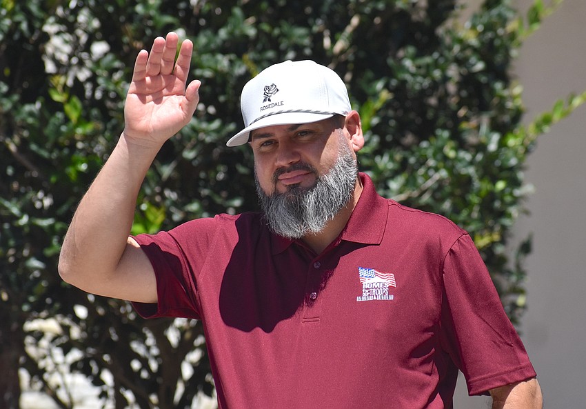 Wesley Chapel's Roberto Cruz is one of the recipients for a new accessible home in San Antonio, Florida. He was shot by a sniper, which damaged his spinal chord, while serving in the army in Iraq in 2005.