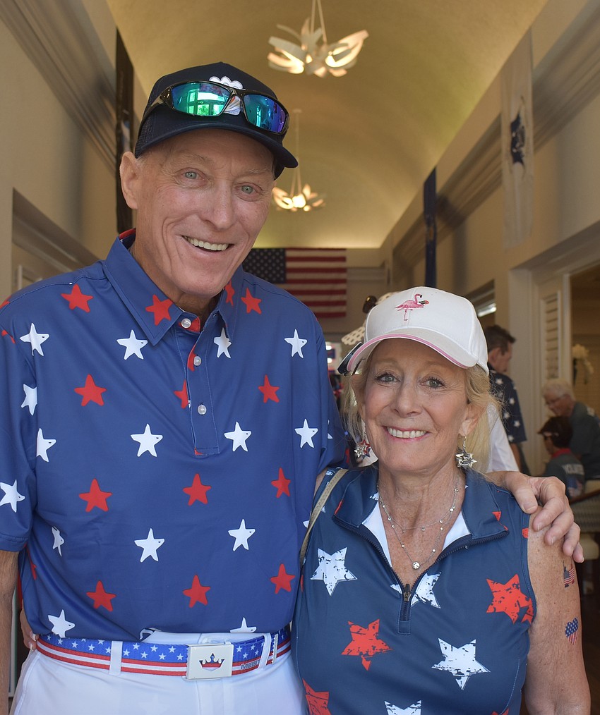 Rosedale's David Roseberry and Susan Popyer have been attending the Rosedale Golf Classic for Homes for Our Troops the past six years.