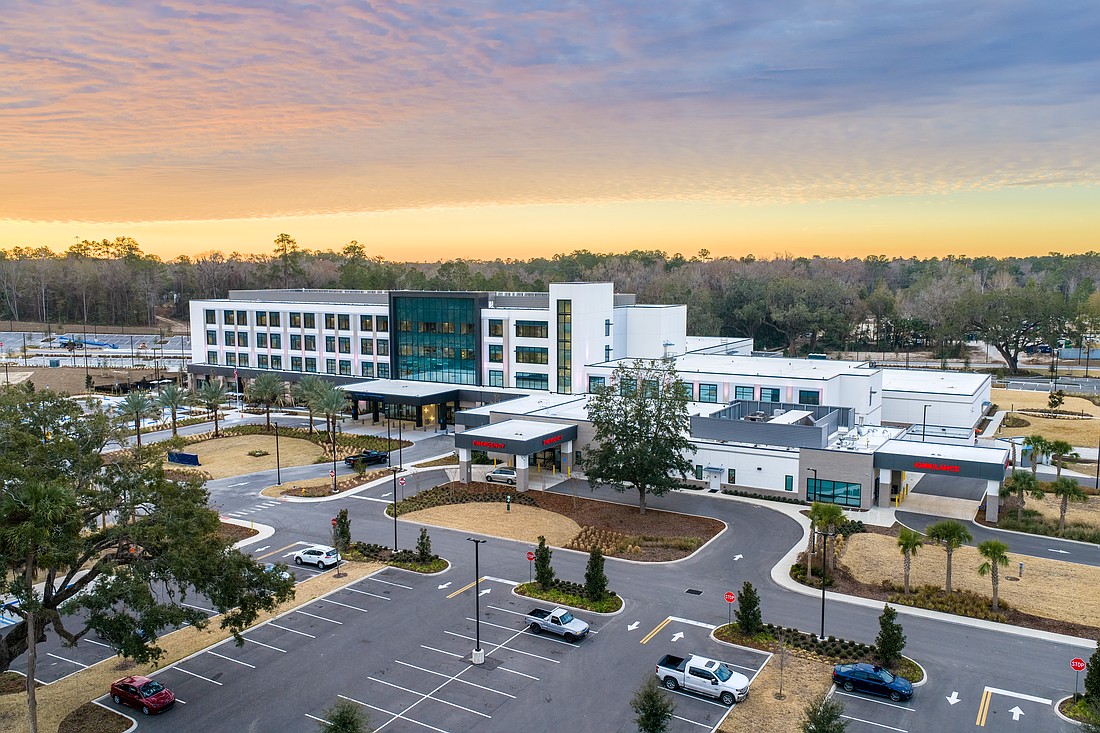 HCA Florida Gainesville Hospital encompasses 214,0000 square feet.