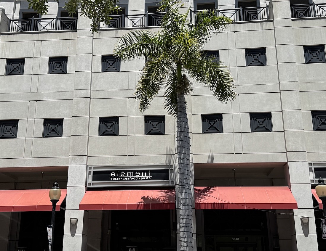 Element Steak.Seafood.Pasta is at 1413 Main St. in Sarasota.