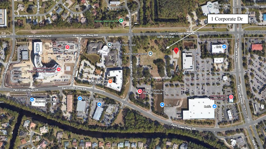 The Flagler County School District's property at 1 Corporate Drive in Palm Coast. Flagler Schools image