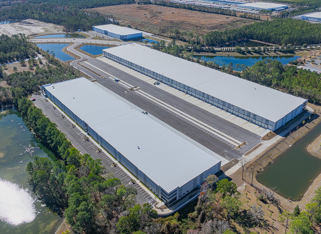 Westlake Commerce Center Phases 1 and 2 are shown in the foreground. First Westlake Logistics Park Phase 1 is shown in the background.