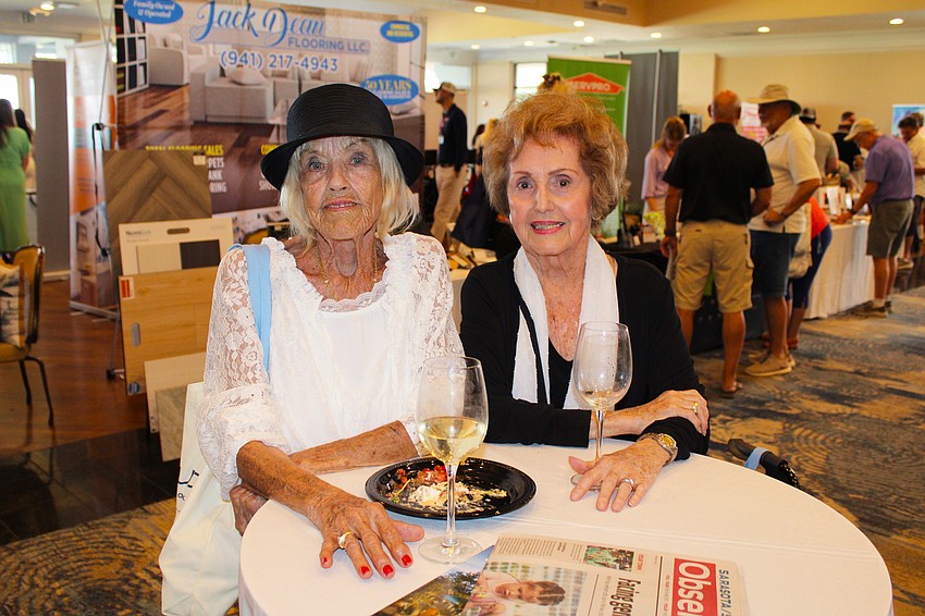 Meet Greet Eat attendees Yvonne Walsh and Marlyn Broder said they enjoyed seeing what's new on the scene in Longboat Key's business community.