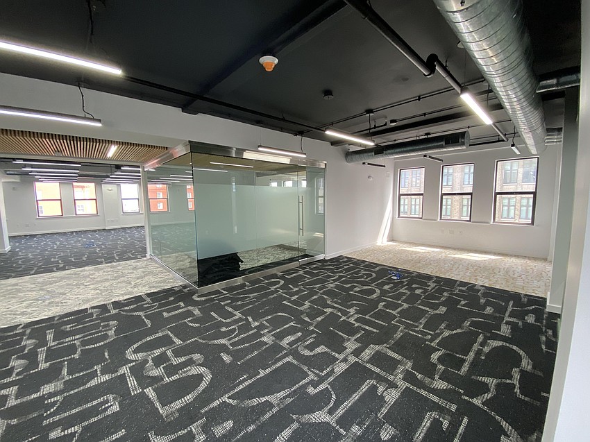 Built-out office space is available on the 11th floor of The Greenleaf, 200 N. Laura St. in Downtown Jacksonville. The 12-story building is fully leased with the exception of the 11th-floor space.