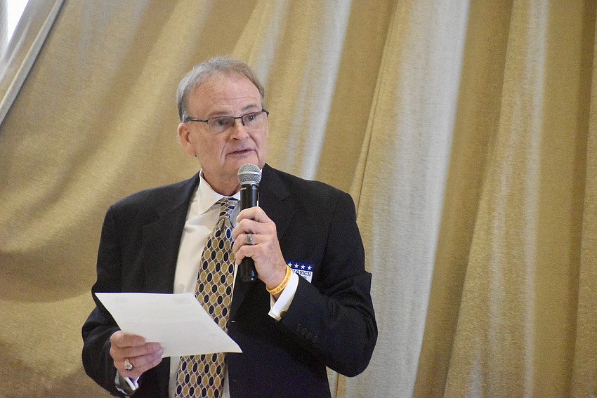 Candidate John Calovich encourages residents to experience the traffic on Lorraine Road. 