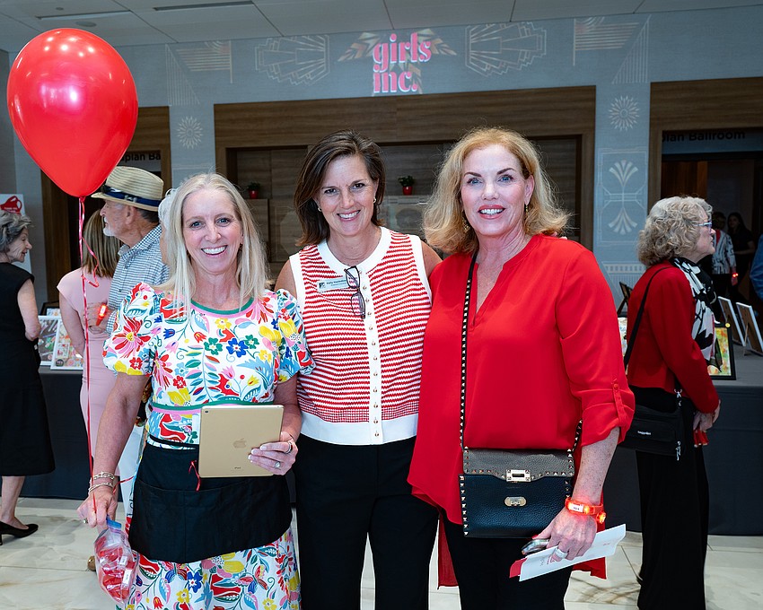 Kristin Morton, Kelly Hazledine and Kim Miele