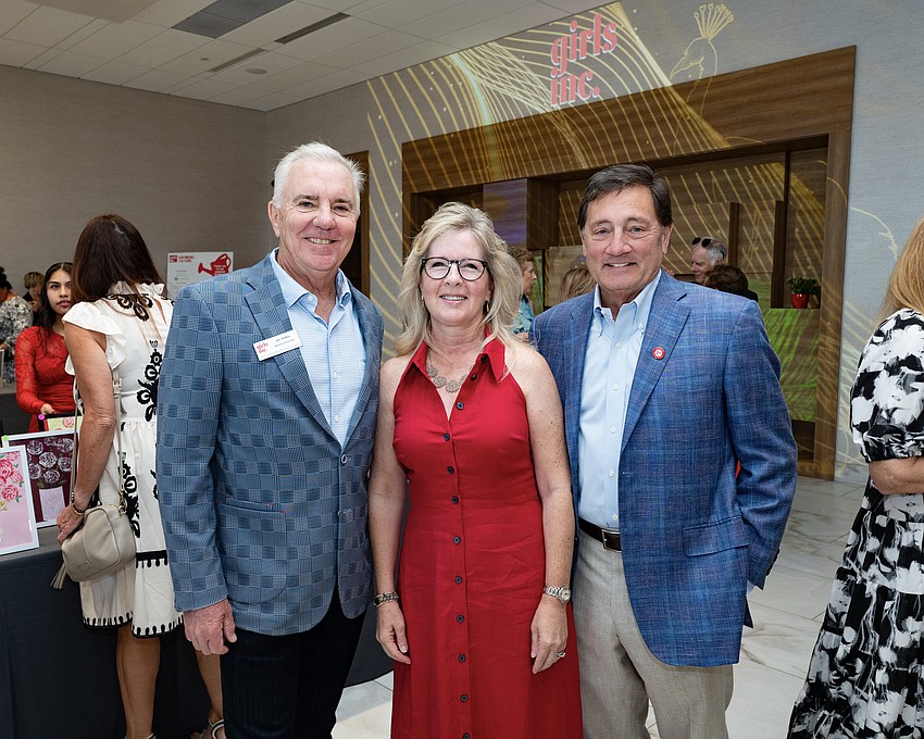 Jim Rolfes with Sue and Dave Norton