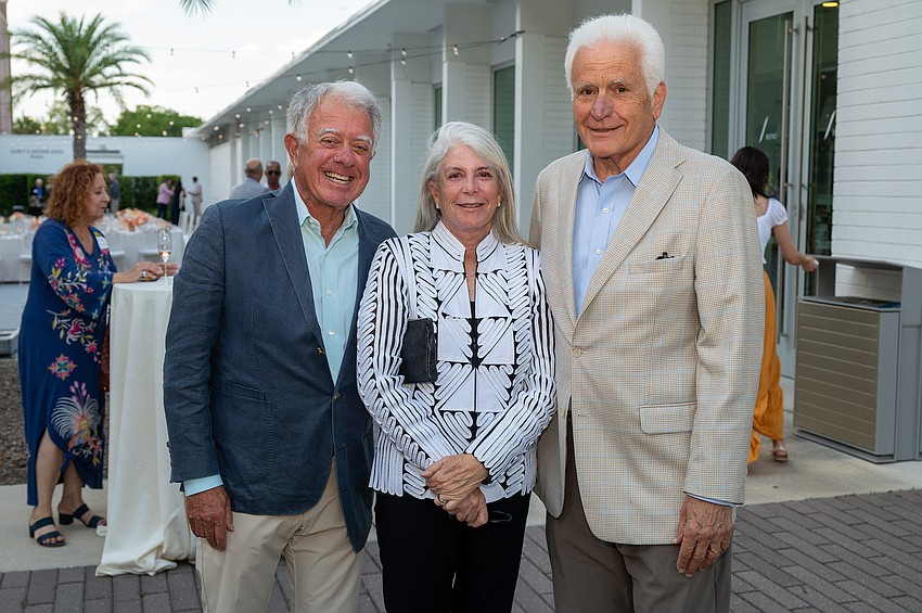 Michael and Marcy Klein with Frank Martucci