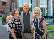 Sarasota Art Museum Executive Director Virginia Shearer, Arkady Medovy and Maryann Meyer