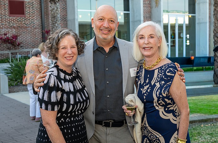 Sarasota Art Museum Executive Director Virginia Shearer, Arkady Medovy and Maryann Meyer
