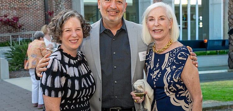 Sarasota Art Museum Executive Director Virginia Shearer, Arkady Medovy and Maryann Meyer