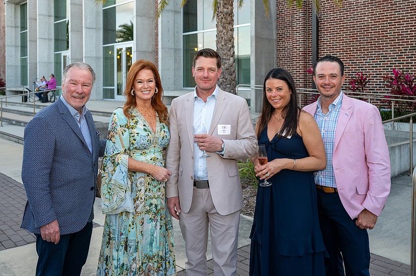 Michael and Terri Klauber, Chris Miller, with Megan and Timothy Rutkoski