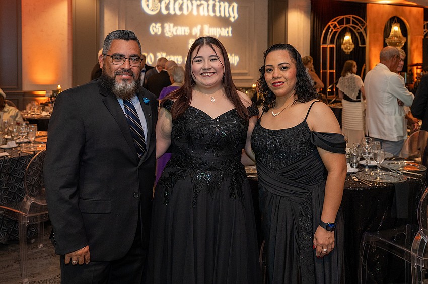 Daniel Portillo, Keynote Speaker Claudia Olivarez and Oralia Ortiz