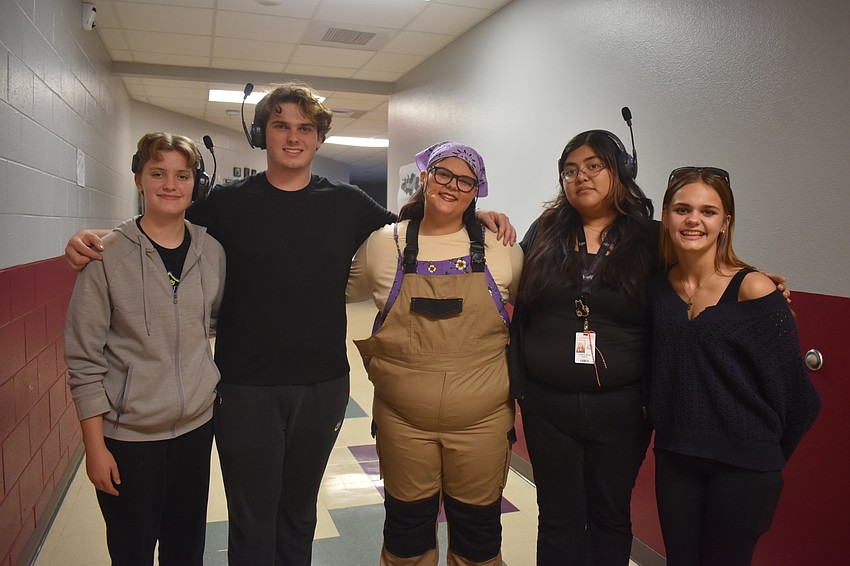 The crew for Braden River High School's production of 
