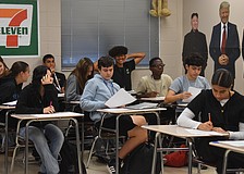 The School District of Manatee County is working on finding the right wording for Policy 3232, which currently states staff will not be allowed to talk to display anything of a political nature.