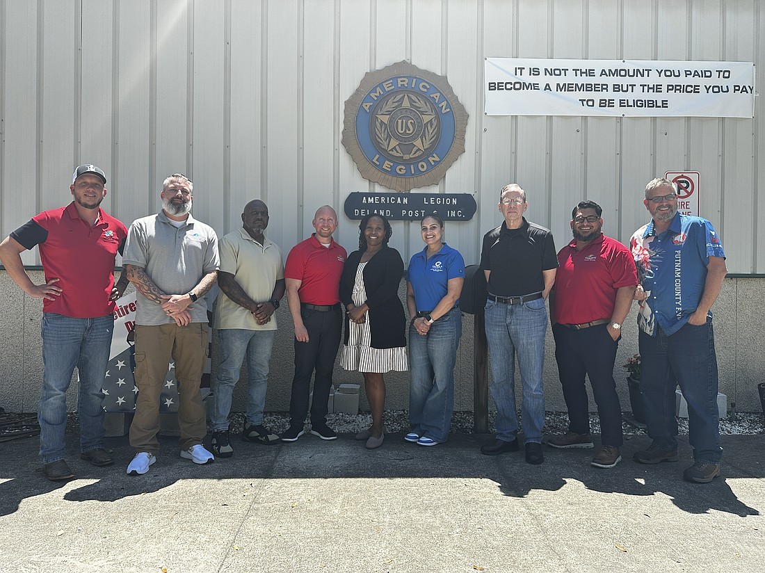 Volusia County’s Veterans Services Division brought together directors and managers from seven other county Veterans Services divisions across the region on Friday, April 17. Courtesy photo