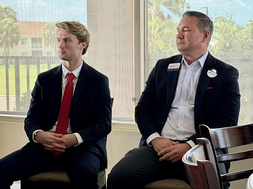 Camden Bedinghaus and Jonathan Mullis, who are both running for the District 5 school board seat, both discussed their opinions on politics in schools.