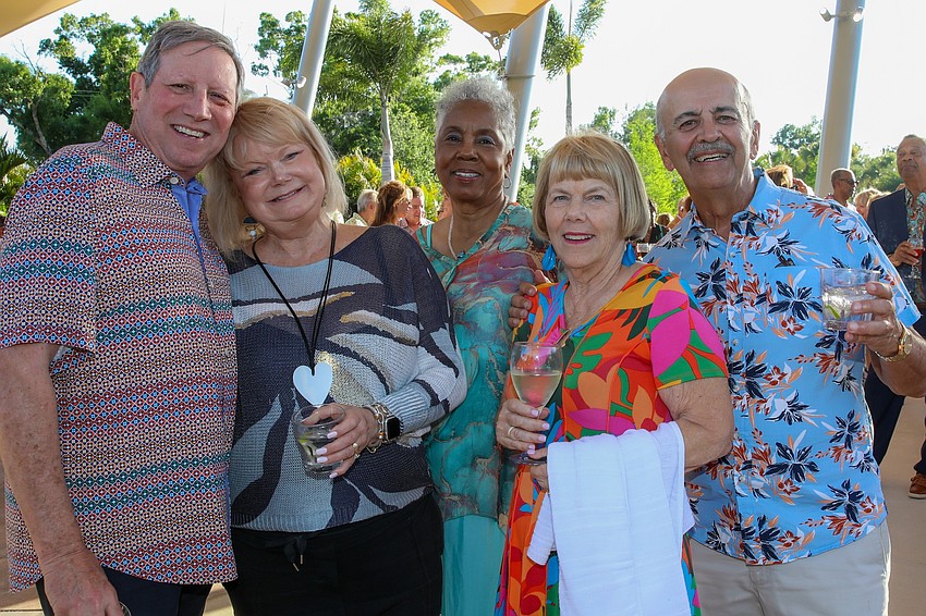Darryl and Christine Levine, Nedra Clark and Marlene and John Sincaglia