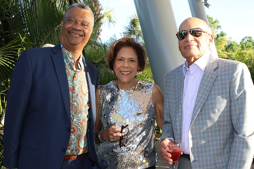 Charles Williams with Shirley and Cecil Pickett