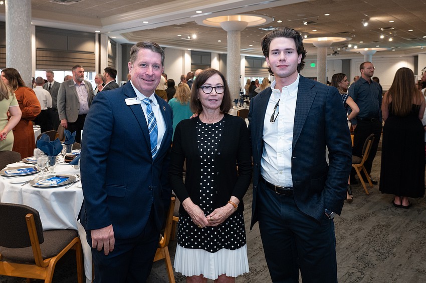 President and CEO of Goodwill Manasota Donn Githens, Laurie O'Loughlin and Spencer Schulman