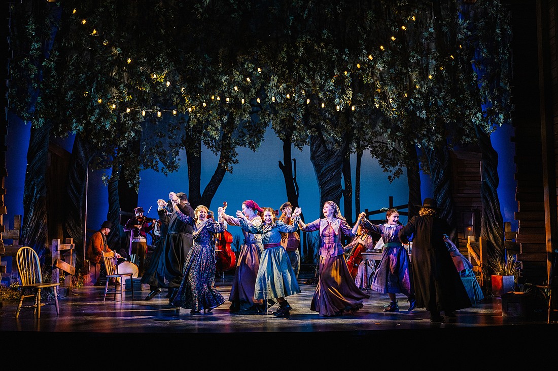 The actors sing, dance and play instruments in Peter Rothstein's reimagining of "Fiddler on the Roof," which runs through May 24 at Asolo Repertory Theatre.